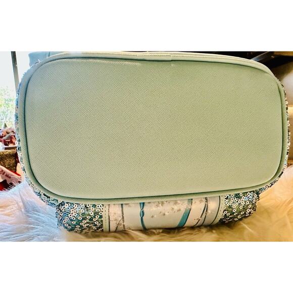 *NEW LIGHT UP EXCLUSIVE* Loungefly Pinocchio Blue Fairy Sequin Mini Backpack - Picture 6 of 6